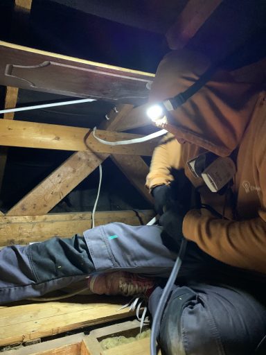 Loft electrical fault investigation in Croydon